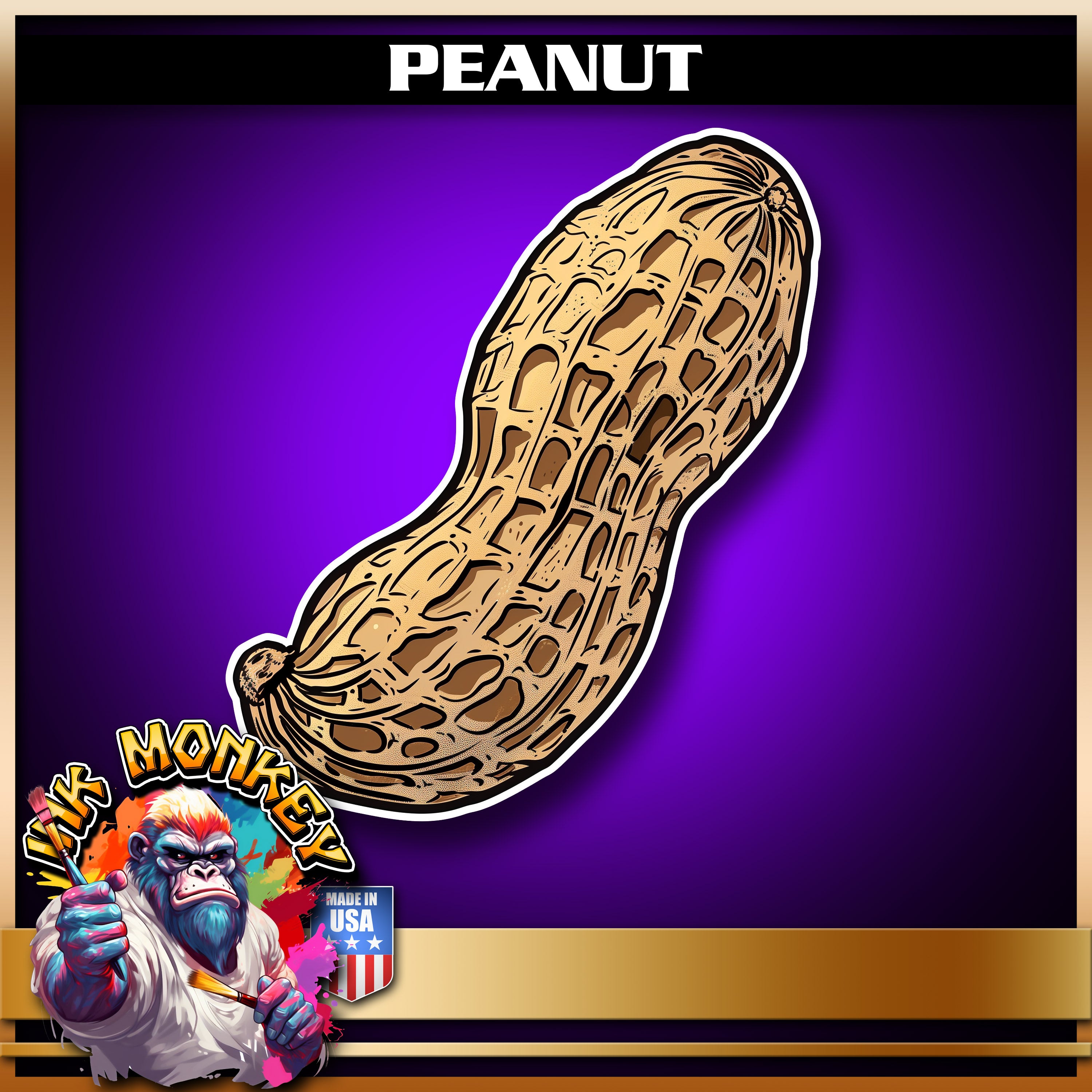 Peanut  - Decal
